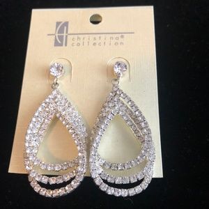 Stunning Christina Collection Chandelier Earrings